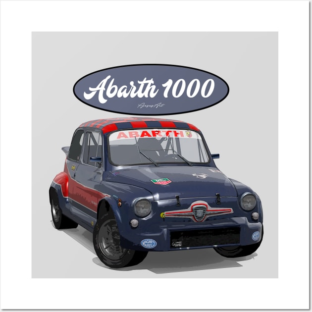 ABARTH 1000 Wall Art by PjesusArt